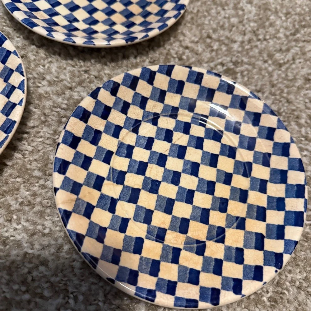 3 Burleigh‎ Ironstone plates 6